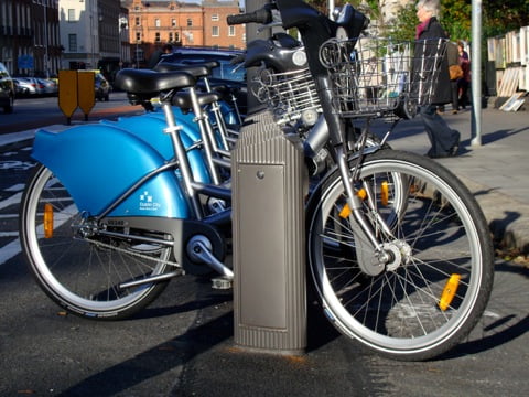 blue bike