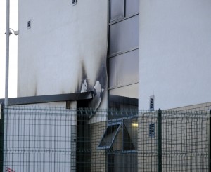 Damage to the school building in visible. (Picture: Thomas Brown)