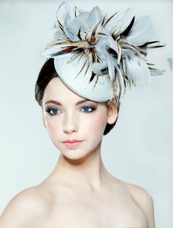 Rose Young Millinery Light Blue Straw Percher