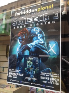 Saltire poster Forbidden Planet