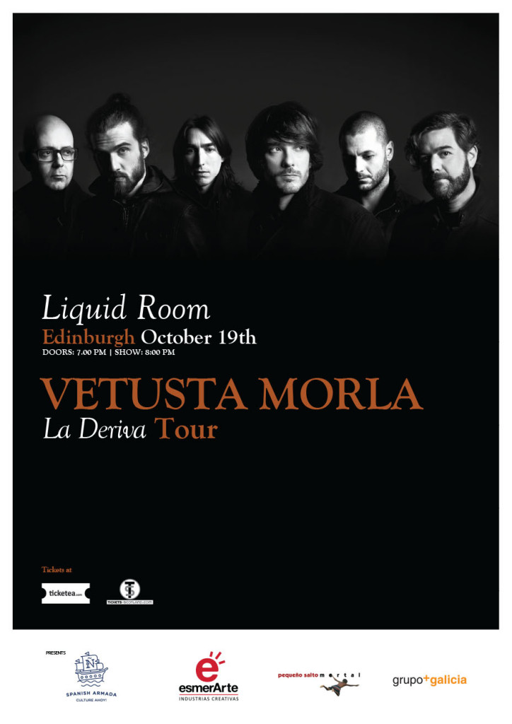 vetusta morla - cartel paris-londres-edimburgo