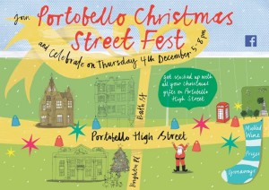 Portobello Christmas Street Fest poster