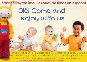 Spanish rhymetime poster