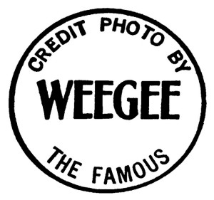 Weegee credit stamp