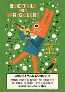 recitals for wrigglers december poster