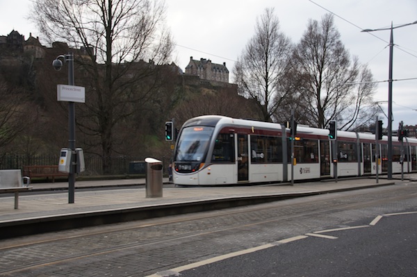 TER Princes Street with castle and tram 3