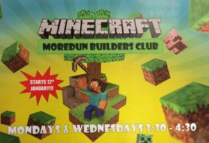 minecraft club poster