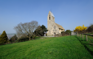 The Church of All Saints, Selsley, designed by George Frederick Bodley. Image: W Lloyd MacKenzie.