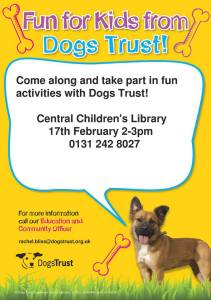 dog's trust at central library feb 2015