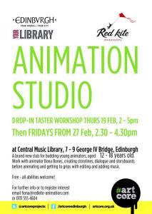 red kite animation studio poster