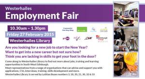 wester hailes employment fair poster