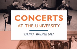 Concerts at the University - Spring and Summer 2015 web header_1