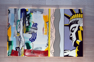 Lichenstein - Painting with Statue of Liberty