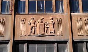 fountainbridge library stone carvings