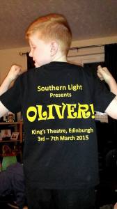 t-shirt advertising Oliver