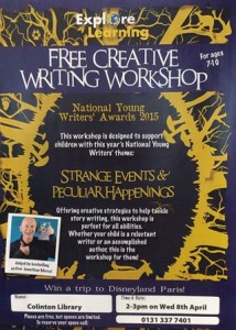 colinton young writers' workshop poster