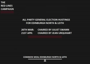 common weal election hustings poster