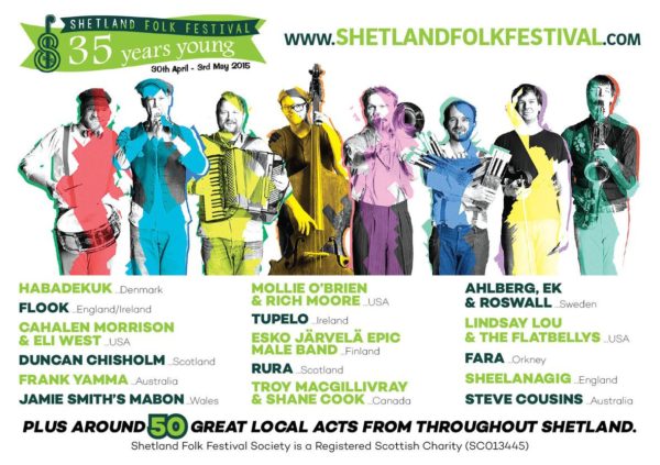 shetland folk festival poster