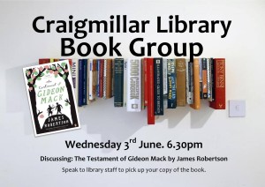 craigmillar library book group June 2015