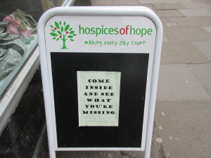 hospices of hope outside sign