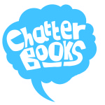 CHATTERBOOKS white on blue