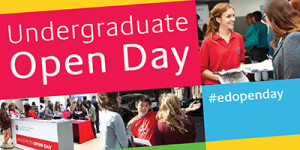 edinburgh university open day banner