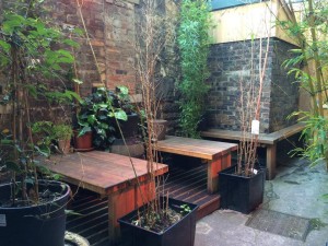 woodland creatures beer garden