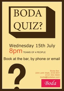 boda quiz july