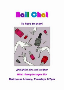 nail chat at muirhouse library