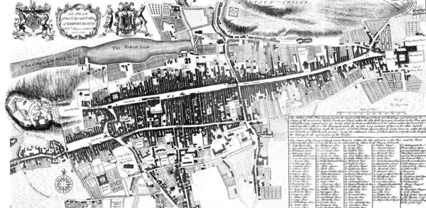 old map of edinburgh