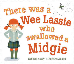 there was a wee lassie who swallowed a midge