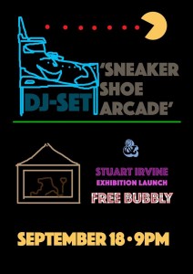 boda sneaker shoe arcade poster