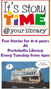 storytime at Portobello library