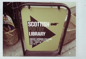 scottish poetry library sign