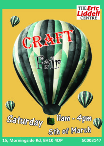 eric liddell spring craft fair poster