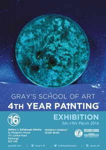 gray's painting exhibition at st margaret's house poster