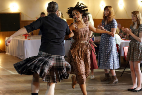 10 - Iona (Ruth Negga) dancing at the ceilidh