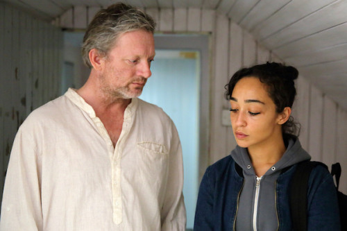 21 - Daniel (Douglas Henshall)  shows Iona (Ruth Negga) the room