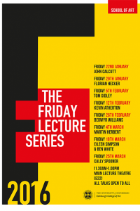 ECA Friday lecture series poster