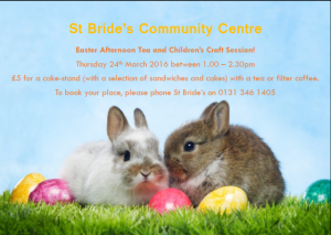 st bride's easter afternoon tea