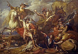 Alexander III of Scotland rescued from the Fury of a Stag