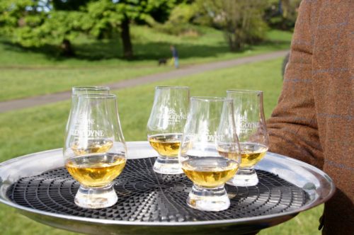 Glengoyne invited media to join them on top of Calton Hill to celebrate World Whisky Day with breakfast provided by Tom Lewis of Monachyle Mhor.