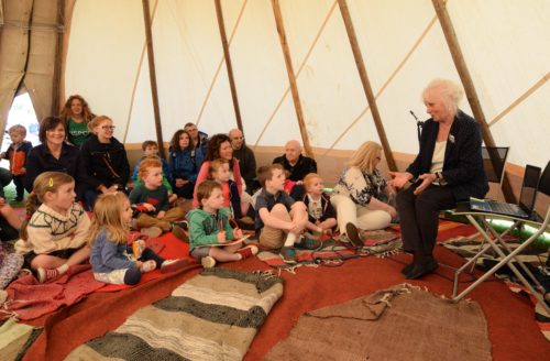 MAIRI HEDDERWICK AT GARDENING SCOTLAND