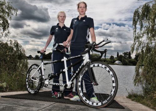 Hazel Smith (right) and Alison Patrick - Credit Dave Tyrell British Triathlon