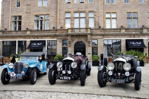 Historic Endurance Rallying Organisation arrived in Edinburgh with a selection of vintage cars parked at the Malmaison Edinburgh. They will have dinner on board Royal Yacht Britannia and leave tomorrow en route to Slaley Hall.