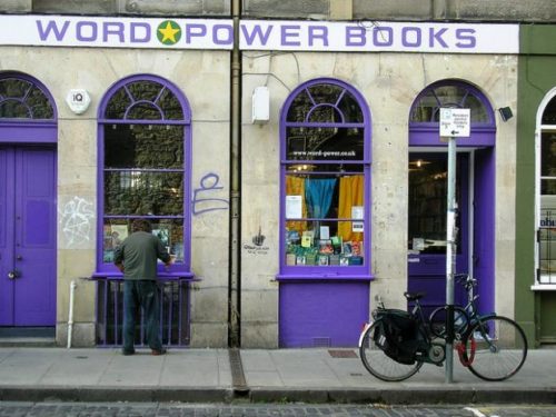 word power books front of shop