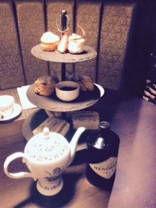 Gin afternoon tea