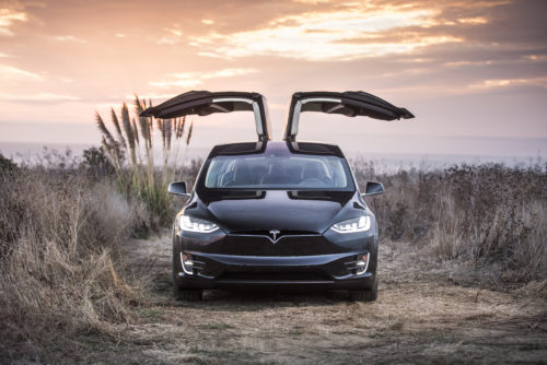 Model X falcon wing doors