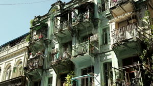 colonial buildings of yangon - getty images credit craig mccourry