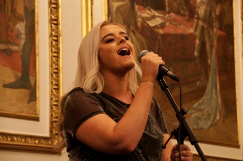 THe Lord Provost the Rt Hon Donald Wilson is holding a Burns Supper in January 2017 to raise funds for OneCity Trust. X Factor's Caitlyn Vanbeck sang at the launch and will be among the entertainers in January.